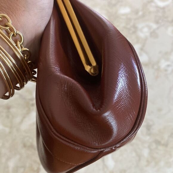 Vintage Leather Satchel London Made England Brown - Picture 6 of 16